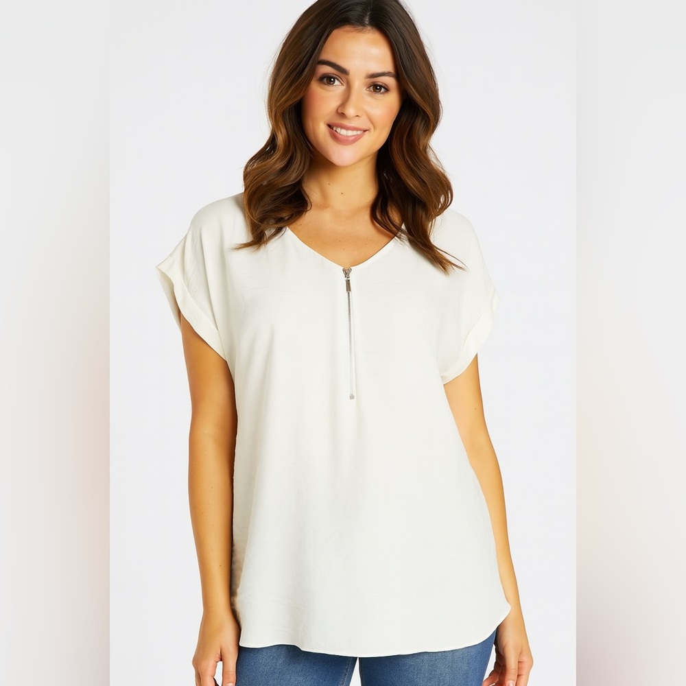 Fab’rik Zip Up Blouse